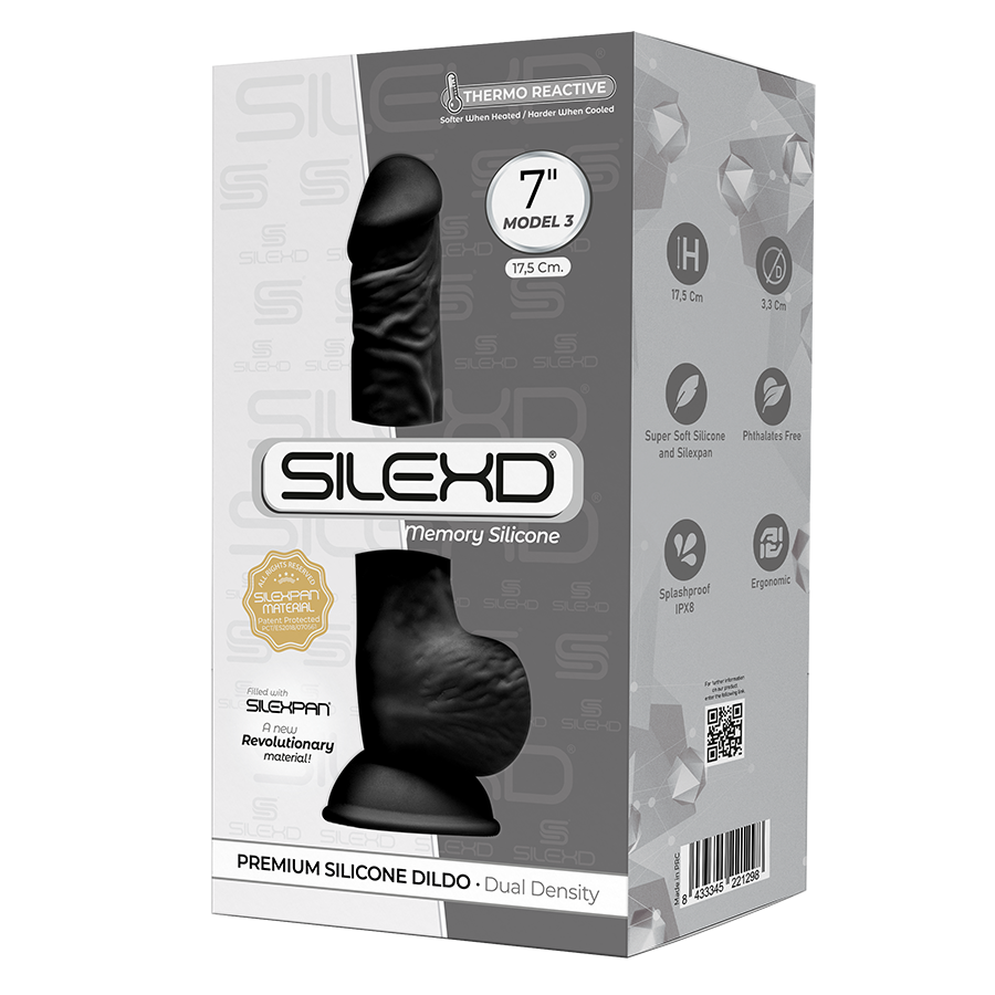 Dildo Model 3 (7'') Black